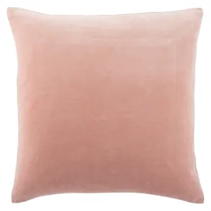 Emerson Hendrix Border Blush/ Cream Poly Throw Pillow 22 inch