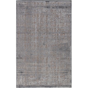 Fables Dreamy Abstract Gray/ Silver Area Rug
