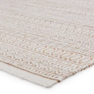 Fontaine Galway Natural Trellis Beige/ Ivory Area Rug (5'X8')