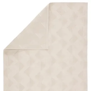 Fresno Zemira Indoor/ Outdoor Geometric Cream Area Rug (4'X5'7")