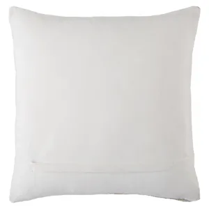 Groove by Nikki Chu Nikki Chu by  Malae Indoor/ Outdoor Tribal Turquoise/ Cream Throw Pillow 22 inch