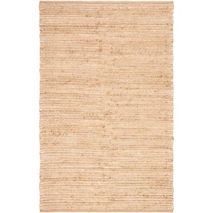 Himalaya Clifton Natural Solid Tan/ White Area Rug (3'6