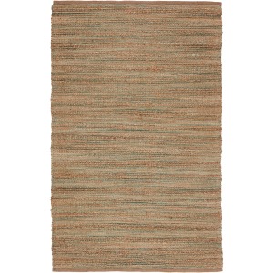 Himalaya Canterbury Natural Solid Tan/ Green Area Rug (3'6