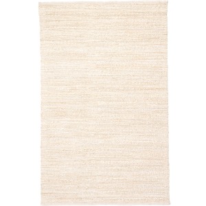 Himalaya Canterbury Handmade Solid White/ Beige Area Rug