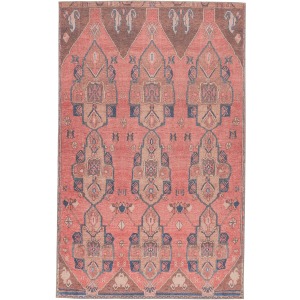 Kairos Vibe by  Lani Medallion Pink/ Blue Area Rug