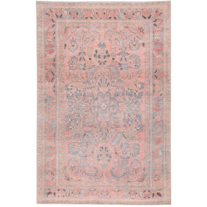 Kindred Pippa Medallion Pink/ Light Blue Area Rug
