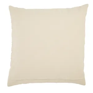 Lexington Winchester Solid Beige/ White Poly Throw Pillow 26 inch