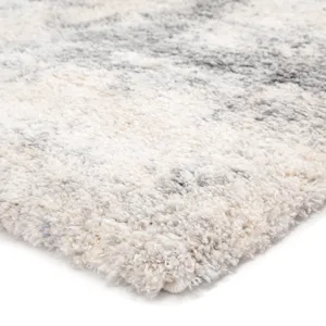 Lyra Serenade Abstract Ivory/ Light Gray Area Rug (8'10"X11'9")