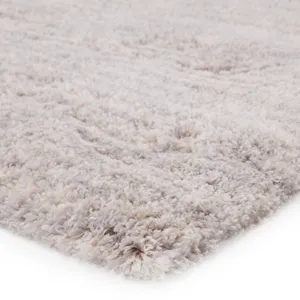 Lyra Staves Striped Light Gray/ Cream Area Rug (8'10"X11'9")