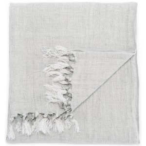 Madura Lisabet Solid Gray Throw