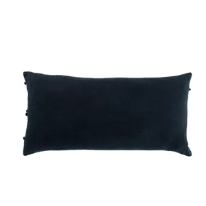 Mercado Fera Ombre Indigo/ White Down Throw Pillow 14X40 inch