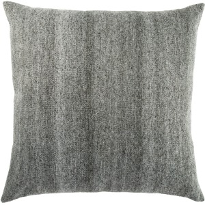Mercado Scandi Solid Dark Gray/ White Down Floor Pillow 30 inch