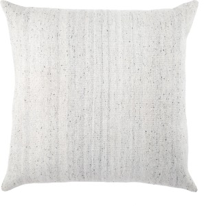 Mercado Scandi Solid Light Gray/ White Down Floor Pillow 30 inch