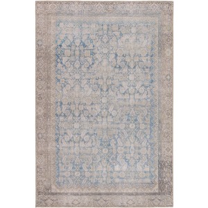 Medea Vibe by  Royse Oriental Blue/ Gray Area Rug