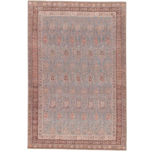 Medea Vibe by  Tielo Oriental Blue/ Brown Area Rug