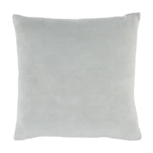 Mezza Azilane Trellis Light Blue/ Cream Poly Throw Pillow 22 inch