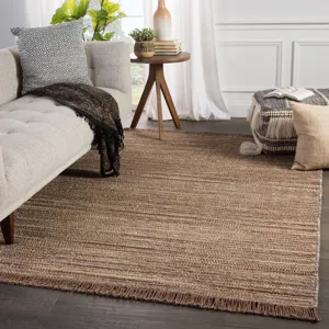 Mosaic Tansy Natural  Striped Taupe/ Brown Area Rug (2'X3')