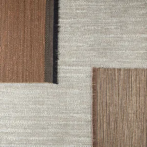 Mosaic Tansy Natural  Striped Taupe/ Brown Area Rug (2'X3')
