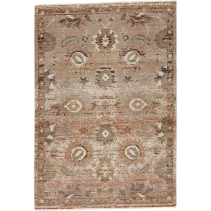 Myriad Vibe by  Milana Oriental Blush/ Tan Area Rug