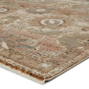 Myriad Vibe by  Milana Oriental Blush/ Tan Area Rug (5'X7'6")
