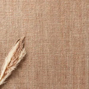 Naturals Lucia Sauza Natural Solid Beige/ Ivory Area Rug (5'X8')