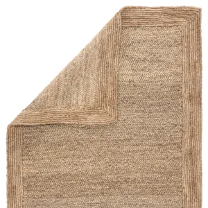 Naturals Tobago Aboo Natural Solid Beige Area Rug (8'X10')