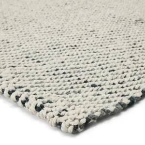 Naturals Tobago Almand Natural Solid White/ Gray Area Rug (2'X3')