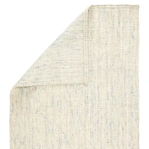 Naturals Tobago Bluffton Natural Solid Ivory/ Blue Area Rug (5'X8')