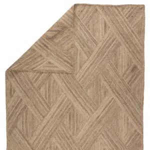 Naturals Tobago Vero Natural Trellis Beige Area Rug (9'X12')