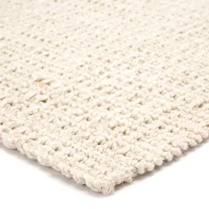 Naturals Tobago Tyne Natural Solid Ivory Area Rug (9'X12')