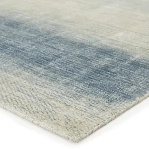 Newport by Barclay Butera Barclay Butera by  Bayshores Handmade Ombre Blue/ Beige Area Rug (8'X1