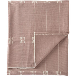 Nagaland Throw Razaphe Hand-Loomed Tribal Mauve/ Cream Throw
