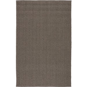 Nirvana Premium Iver Indoor/ Outdoor Solid Gray/ Taupe Area Rug