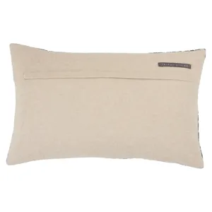 Nouveau Colinet Trellis Blue/ Silver Down Lumbar Pillow