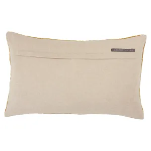 Nouveau Colinet Trellis Gold/ Silver Poly Lumbar Pillow