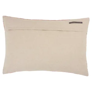 Nouveau Bourdelle Chevron Pink Poly Lumbar Pillow