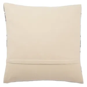 Peykan Prescott Gray/ Ivory Geometric Down Throw Pillow 20 inch