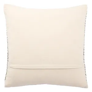 Peykan Mariscopa Ivory/ Dark Gray Trellis Down Throw Pillow 18 inch