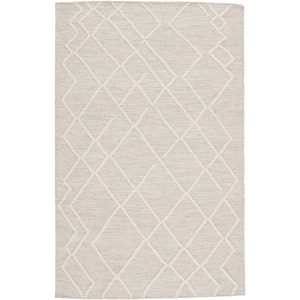 Plateau Moab Natural Geometric Light Gray/ Ivory Area Rug