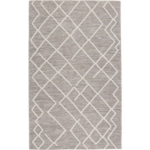 Plateau Moab Natural Geometric Gray/ Ivory Area Rug