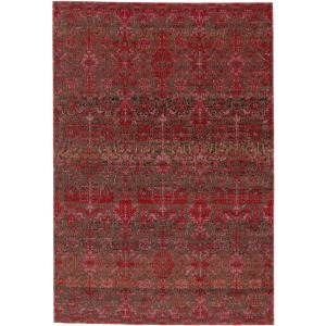Polaris Bodega Indoor/ Outdoor Trellis Red/ Taupe Area Rug