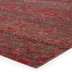 Polaris Bodega Indoor/ Outdoor Trellis Red/ Taupe Area Rug (2'X3')