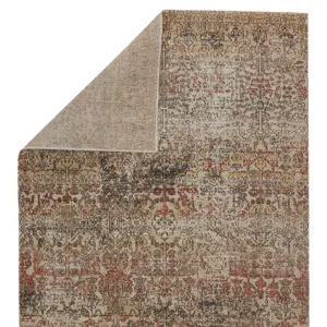 Polaris Bodega Indoor/ Outdoor Trellis Multicolor/ Beige Runner Rug (2'6"X8')