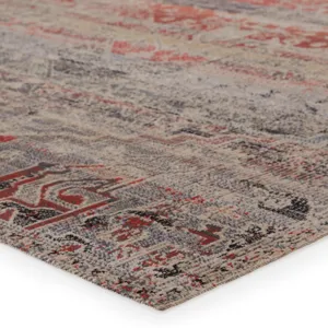 Polaris Altona Indoor/ Outdoor Medallion Multicolor/ Beige Runner Rug (2'8"X10')