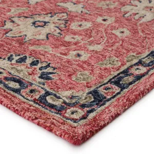 Province Emersen Handmade Oriental Red/ Blue Area Rug (9'X12')