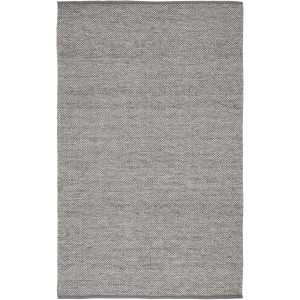 Pasadena Lamanda Indoor/ Outdoor Solid Gray/ Ivory Area Rug