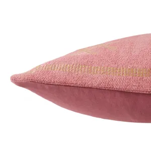 Puebla Shazi Tribal Pink/ Tan Poly Throw Pillow 24 inch