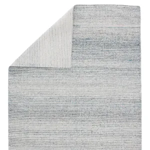 Rebecca Crispin Indoor/ Outdoor Solid Blue/ White Area Rug (9'X12')