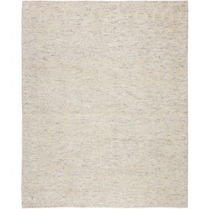 Reign Abelle Hand-Knotted Medallion Gray/ Beige Area Rug