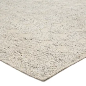 Reign Abelle Hand-Knotted Medallion Gray/ Beige Area Rug (9'X13')